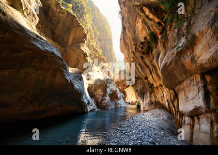 Vista incredibile di Goynuk canyon, Antalia, Turchia. Fotografia di paesaggi Foto Stock