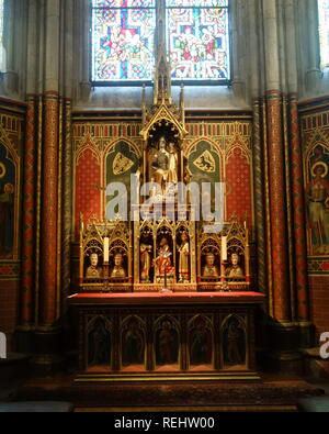 La cappella del XIII secolo dei Tre Magi nel deambulatorio della Cattedrale di Colonia, Germania Foto Stock