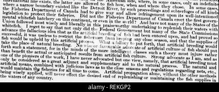 . Relazione sul pesce-operazioni di allevamento nel dominio del Canada, 1890 [microformati]. Cultura di pesce; Pesci; piscicoltura; Poissons. lili=S!iiii?=sis^^^^^. Si prega di notare che queste immagini vengono estratte dalla pagina sottoposta a scansione di immagini che possono essere state migliorate digitalmente per la leggibilità - Colorazione e aspetto di queste illustrazioni potrebbero non perfettamente assomigliano al lavoro originale. Ottawa : B. Chamberlin Foto Stock