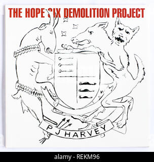 La copertina del progetto Hope Six Demolition di PJ Harvey. 2016 album on Island Records - solo per uso editoriale Foto Stock