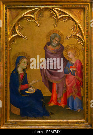 Cristo ha scoperto nel tempio, Simone Martini, 1342 Foto Stock