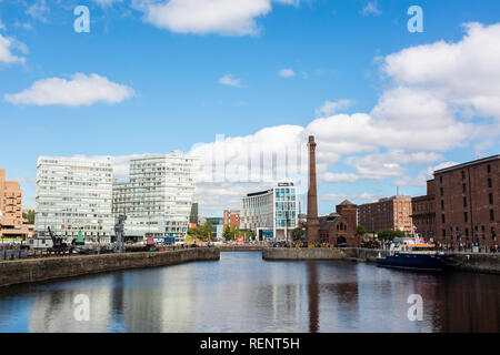 L'isola di Mann, Liverpool, Regno Unito Foto Stock