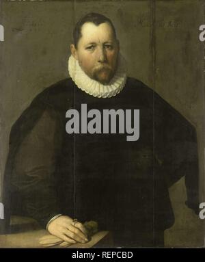 Pieter Jansz Kiesa (c 1536-97). Borgomastro di Haarlem. Dating: 1596. Misurazioni: h 97 cm × W 81 cm; d 8 cm. Museo: Rijksmuseum Amsterdam. Autore: Cornelis Cornelisz. van Haarlem. Foto Stock