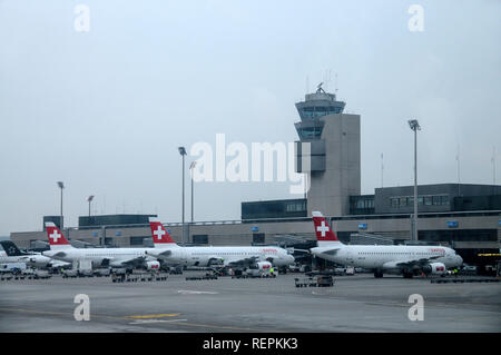 Aeroporto di Zurigo, Svizzera Foto Stock