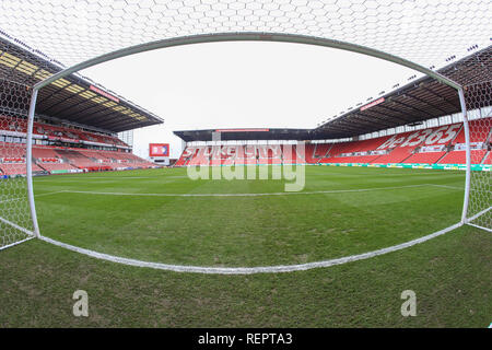 19 gennaio 2019, Bet 365 Stadium, Stoke-on-Trent, Inghilterra; Sky scommessa campionato, Stoke City vs Leeds United ; Vista generale del Bet 365 Stadium Credito: Mark Cosgrove/News immagini English Football League immagini sono soggette a licenza DataCo Foto Stock