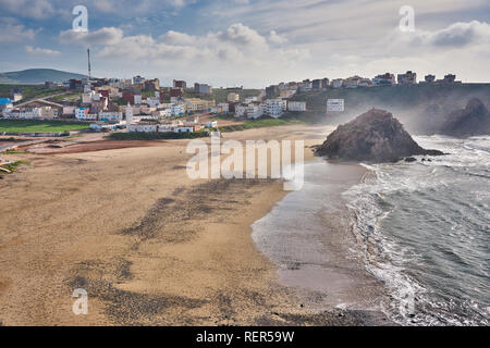 Mirleft paesaggio, Marocco Foto Stock