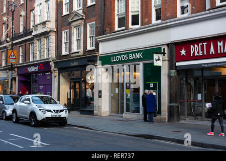 Marylebone High Street, London W1 Foto Stock