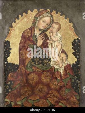 Madonna dell'Umiltà. Dating: 1429 - 1439. Misurazioni: h 53 cm × W 42 cm; d 13,5 cm. Museo: Rijksmuseum Amsterdam. Autore: Giovanni da Francia (attribuito a). Foto Stock