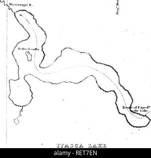 . La narrazione di una spedizione attraverso la parte superiore del Mississippi al Lago Itasca, la fonte reale di questo fiume [microformati] : abbracciando un viaggio esplorativo attraverso il St. Croix e Burntwood (o) Broule fiumi nel 1832, sotto la direzione di Henry R. Schoolcraft. Storia naturale; Sciences Naturelles. '•I. , (LiA* fKiurri" dei rii4sisNi|i|ii Ki' 4-r. ."LiriU ' iiiilf'N rruiii Hie ljalir,&LT;-.. Si prega di notare che queste immagini vengono estratte dalla pagina sottoposta a scansione di immagini che possono essere state migliorate digitalmente per la leggibilità - Colorazione e aspetto di queste illustrazioni potrebbero non perfettamente r Foto Stock