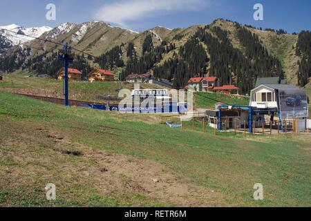 Shymbulak, Chimbulak, ski resort, Almaty, Kazakhstan Foto Stock