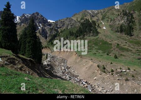 Shymbulak, Chimbulak, ski resort, Almaty, Kazakhstan Foto Stock