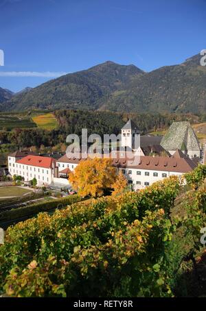 Abbazia di Novacella a Neustift vicino a Bressanone, Vahrn comune di Bolzano, Italia, Europa Foto Stock