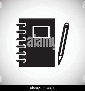 Icona della cartella di lavoro su sfondo bianco per grafica e web design, moderno vettore semplice segno. Concetto di Internet. Il simbolo alla moda per il design del sito web o del pulsante mobile app. Illustrazione Vettoriale