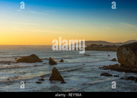 Tramonto, Pismo Beach California Foto Stock