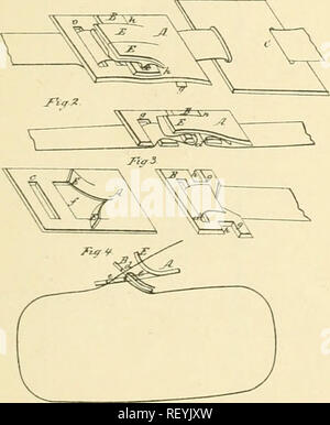 . Digest di balle di cotone-legami di brevetti negli Stati Uniti. Il cotone l'imballatrice. . Si prega di notare che queste immagini vengono estratte dalla pagina sottoposta a scansione di immagini che possono essere state migliorate digitalmente per la leggibilità - Colorazione e aspetto di queste illustrazioni potrebbero non perfettamente assomigliano al lavoro originale. Sinsabaugh, Louis William, [dal vecchio catalogo] comp; Tipton, Thomas C. , [dal vecchio catalogo] joint comp. Washington, R. O. Polkinhorn, stampante Foto Stock