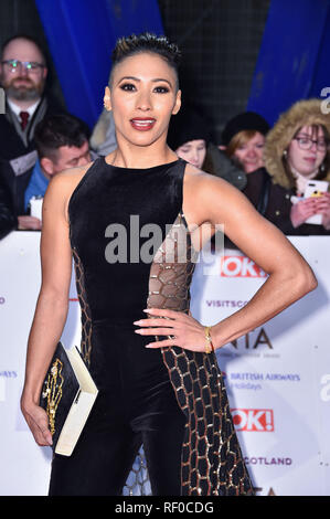 Karen Clifton frequentando il National Television Awards 2019 tenutasi presso l'O2 Arena, Londra Foto Stock