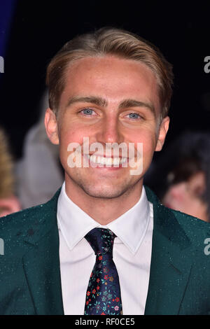 Barney Walsh frequentando il National Television Awards 2019 tenutasi presso l'O2 Arena, Londra Foto Stock