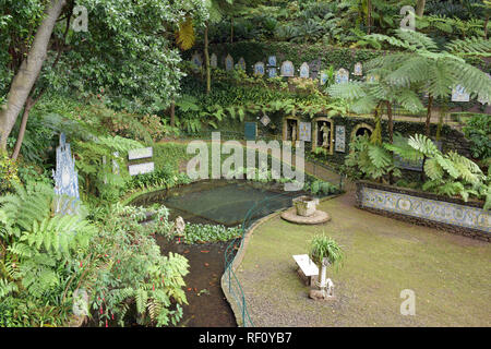 Monte Palace giardino tropicale di Madera Foto Stock