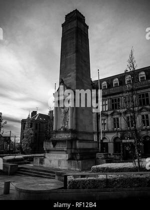 Preston centro memoriale di guerra Foto Stock