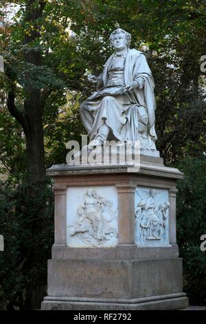 Franz Schubert monumento, Stadtpark, Vienna, Austria Foto Stock