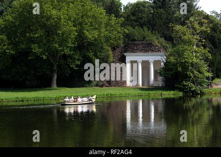 Gartenreich Dessau-Woerlitz, Dessau-Woerlitz Garden Realm, Sito Patrimonio Mondiale dell'UNESCO, Dessau, Sassonia-Anhalt, Germania Foto Stock