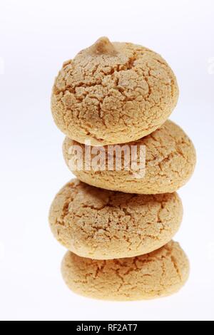 Amaretti, italiana mandorla amaretti Foto Stock