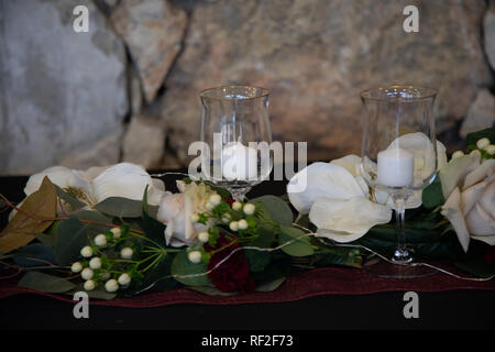 Dettagli del matrimonio Foto Stock