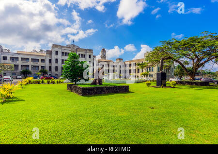 Isole Fiji, Viti Levu, Suva, palazzo del governo Foto Stock