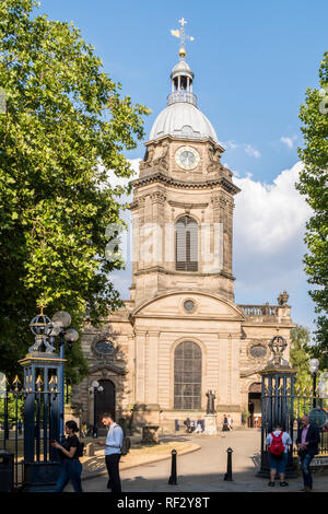 La Cattedrale di Birmingham. La Chiesa Cattedrale di San Filippo, spesso noto come Cattedrale di S. Filippo, Birmingham, Inghilterra, Regno Unito Foto Stock