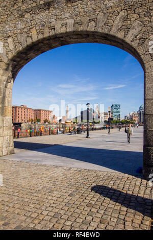 Albert Dock, Liverpool Foto Stock