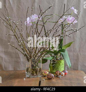 Pasqua Primavera still-life Foto Stock