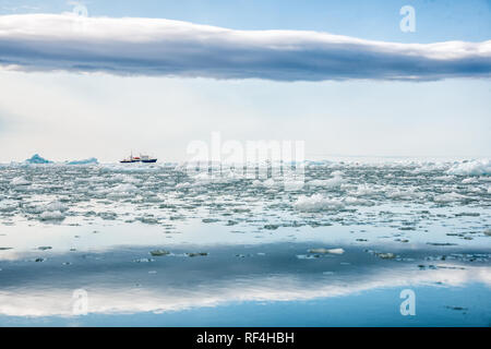 Il ghiaccio polare artico Foto Stock