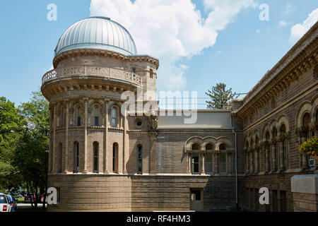 Un piccolo cannocchiale cupola a Yerkes Observatory in Williams Bay, Wisconsin Foto Stock