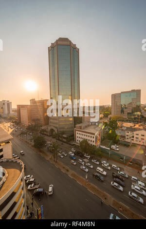 Una vista dello Zimbabwe Reserve Bank. Foto Stock