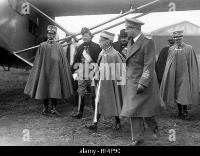 Vittorio Emanuele III e Italo Balbo, 1930 Foto Stock