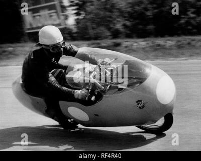 Carlo Ubbiali, MV Agusta 125 cc, 1957 Foto Stock
