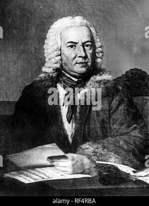 Johann Sebastian Bach, 1685-1750 Foto Stock