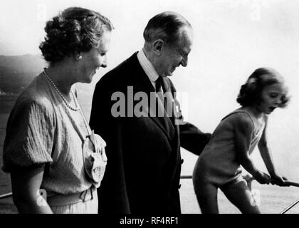 La famiglia marconi, 1936 Foto Stock