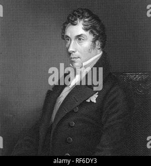 GEORGE HAMILTON-GORDON (1784-1860) statista britannico e diplomatico Foto Stock