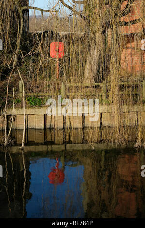 Borgo abbandonato mulini a Tewkesbury in Gloucestershire,a sud-ovest Inghilterra Foto Stock