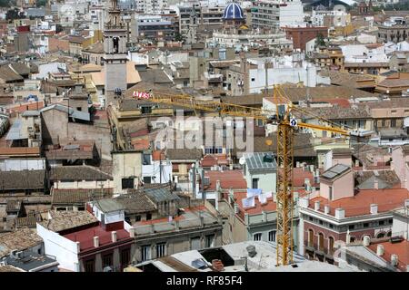 ESP, Spagna, Valencia : Vista della città vecchia Foto Stock