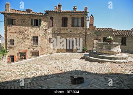 Castiglione d'Orcia, Creta, Toscana, Italia Foto Stock