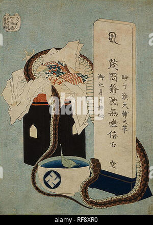 Oni giapponese creature illustrazione Foto Stock