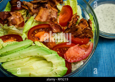Tutti i sapori di una pancetta, lattuga e pomodoro sandwich con nessuno dei carburatori! Foto Stock