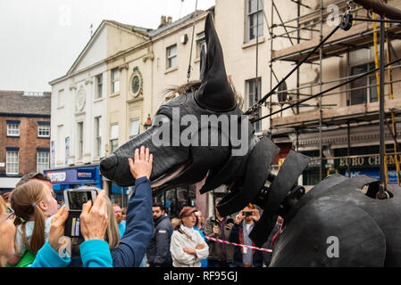 Liverpool giganti di sogno 2018 Foto Stock