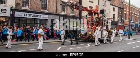 Liverpool giganti di sogno 2018 Foto Stock