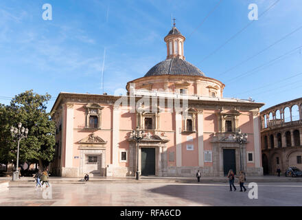 Alla Basílica de la Mare de Déu dels Desamparats, a Valencia, in Spagna, Europa Foto Stock