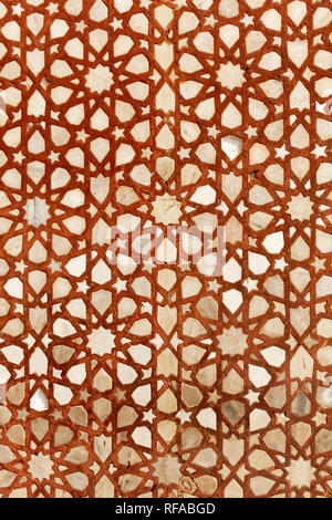 Bellissima ceramica senza giunture di piastrelle a mosaico di texture pavimento vernice intricati dettagli per un decorativo per pavimento modelli vintage Foto Stock
