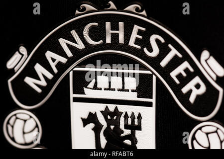 Il Manchester United EA Sports Limited Edition Jersey. Foto Stock