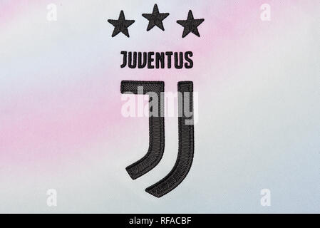 La Juventus limited edition EA Sports Kit. Foto Stock